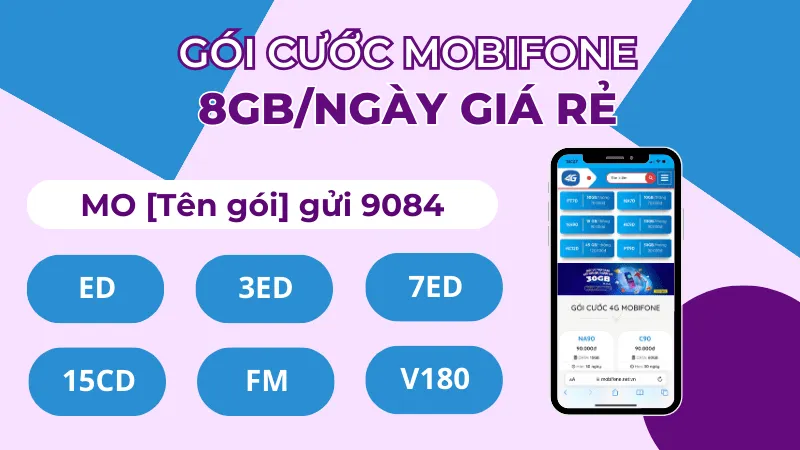 Đăng ký gói 4G Mobifone miễn phí chơi tẹt ga, thoải mái